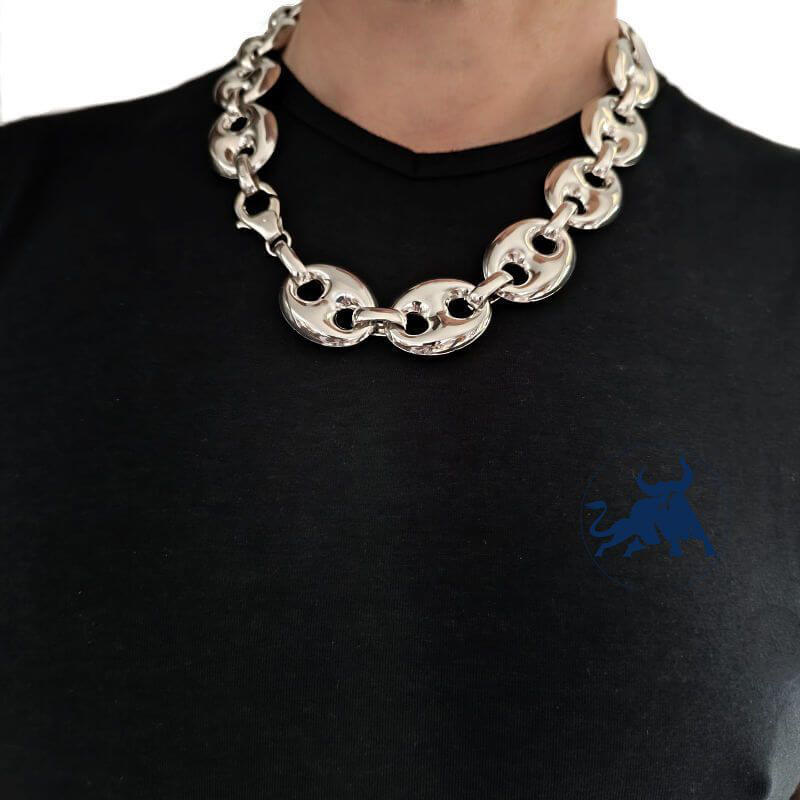 Chaine Maille Grain Chaine Homme Grain De Café ▷ Collier Graine
