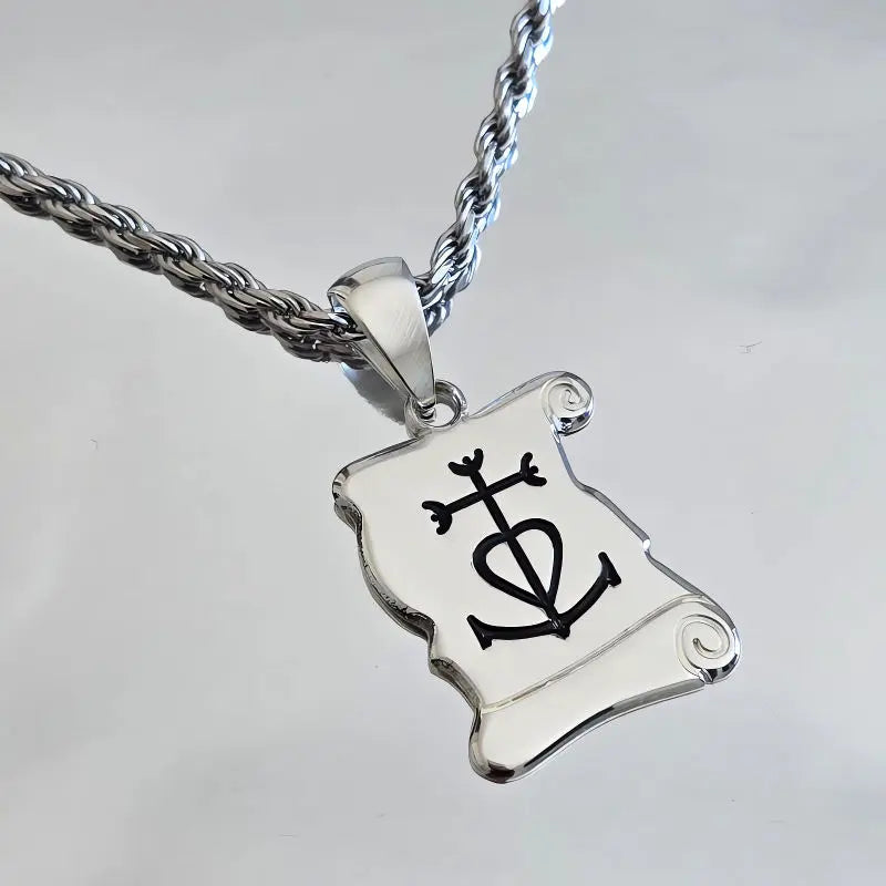 Pendentif Croix De Camargue En Argent 925 - 12x22 Mm - Marque Tata Gisèle, Fait En France