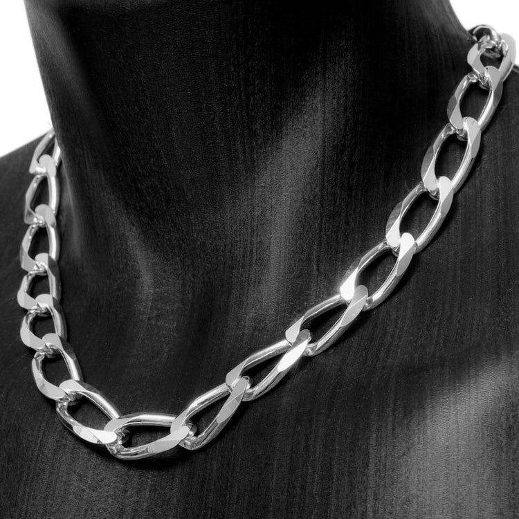 Collier maille cheval pour homme de 13 mm