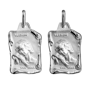 Pendentif Astrologique en Argent avec le signe Verseau