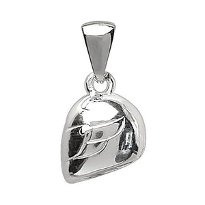 Casque de moto en argent aux détails soignés et moderne à petit prix