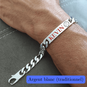 Bracelet Football - Argenté