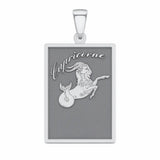 Capricorne, pendentif signe Astrlogique pour Homme personnalisable face et au verso.