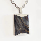 Pendentif oeil de fer en Argent 925 massif d'un poids de 43 grammes, pièce unique de créateur français.