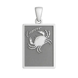 Pendentif homme argent massif, grand modèle de 4,8 cm sur son attache.