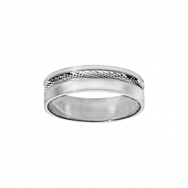 BAGUE alliance Homme en ARGENT 925 Rhodié NEUVE - TAILLE 50 disponible