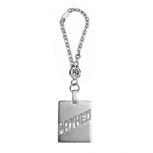 Porte-clés en Argent massif, idée cadeau homme.